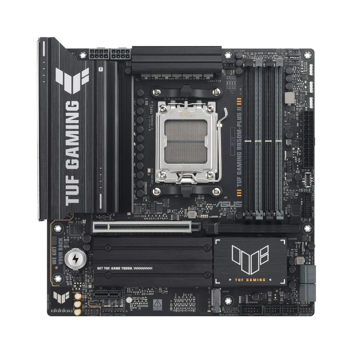 ASUS TUF GAMING B850M-PLUS II AM5 Micro-ATX Motherboard - 90MB1MT0-M0EAY0 view 2