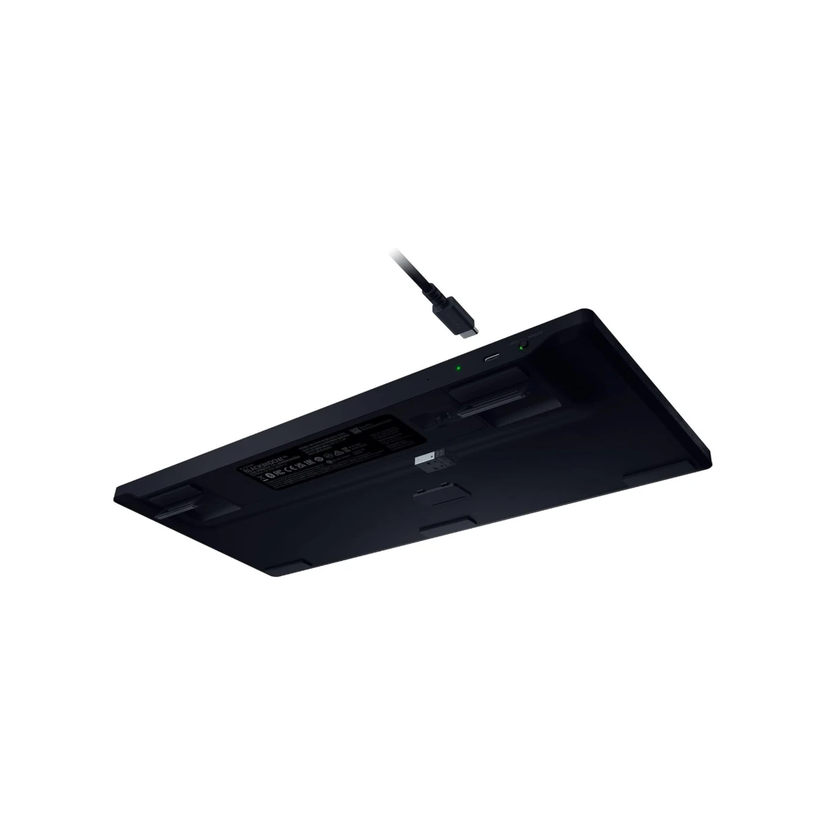 Razer BlackWidow V4 Low-Profile Tenkeyless HyperSpeed Wireless Gaming Keyboard - Black (Green Switch, Low-Profile Design, HyperSpeed Wireless, Tenkeyless Layout, Razer Chroma RGB) - RZ03-05450500-R3M1 view 3