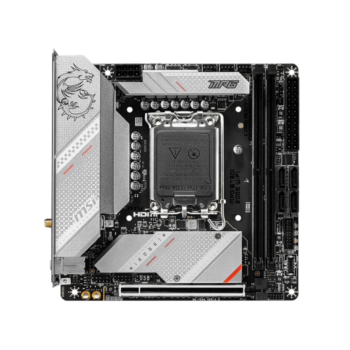 MSI MPG B760I Edge Wi-Fi DDR5 Mini-ITX Motherboard Intel LGA 1700 - 911-7D40-008 view 2