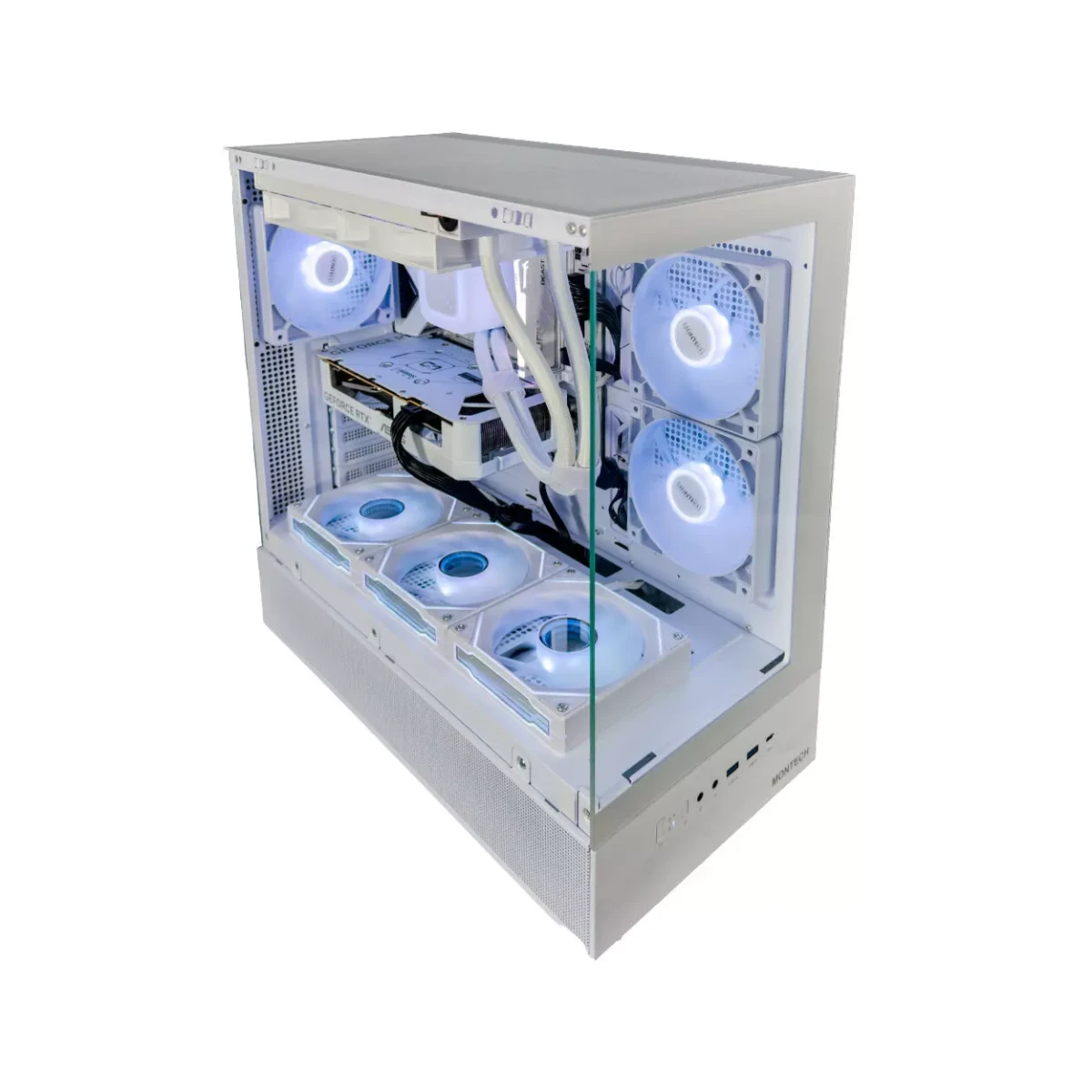 Gaming PC Glaze (Ryzen 5 9600X, 16 GB DDR5 RAM, RTX 5060 8GB GPU) view 2