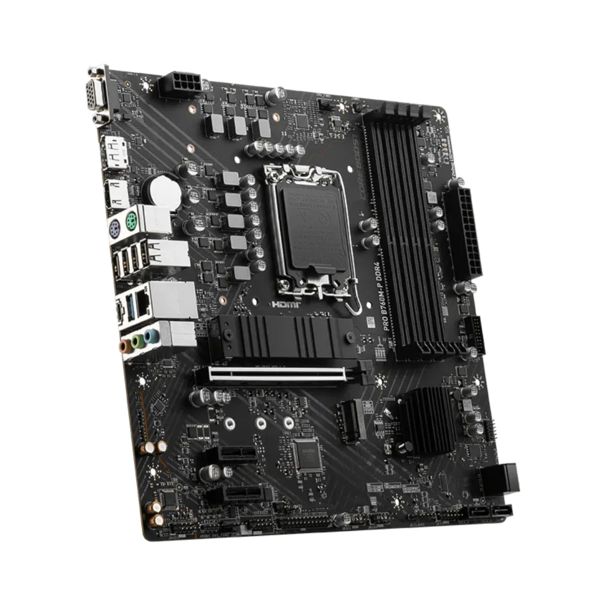 MSI PRO B760M-P DDR4 Micro-ATX Motherboard Intel LGA 1700 - 911-7E02-006 view 4