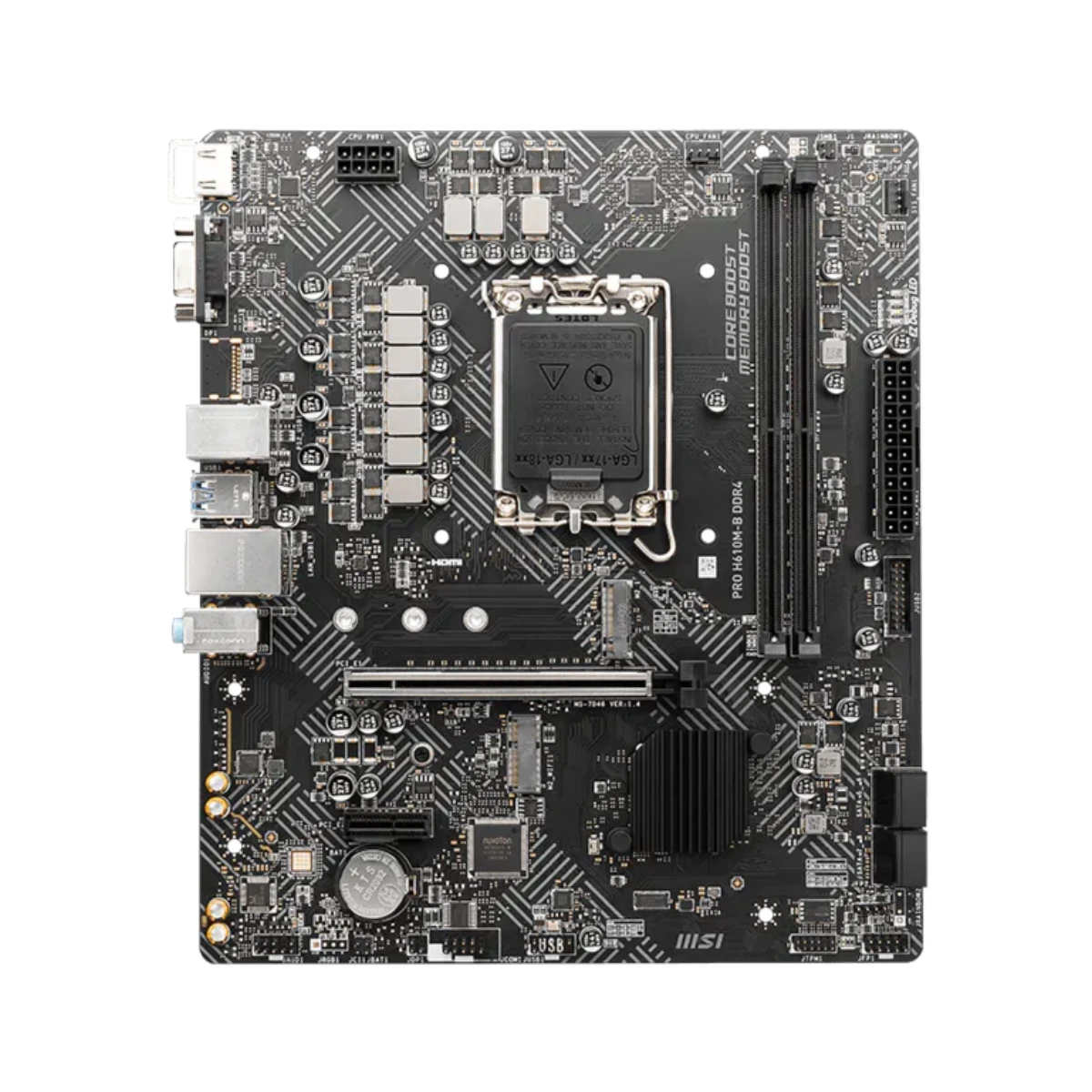 MSI Pro H610M-B DDR4 Micro ATX Motherboard - 911-7D46-004 view 2