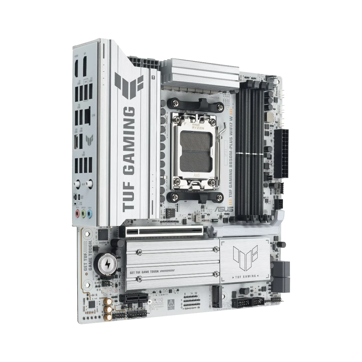 ASUS TUF GAMING B850M-PLUS WiFi7 W AM5 DDR5 Micro-ATX Motherboard - 90MB1MD0-M0EAY0 view 3