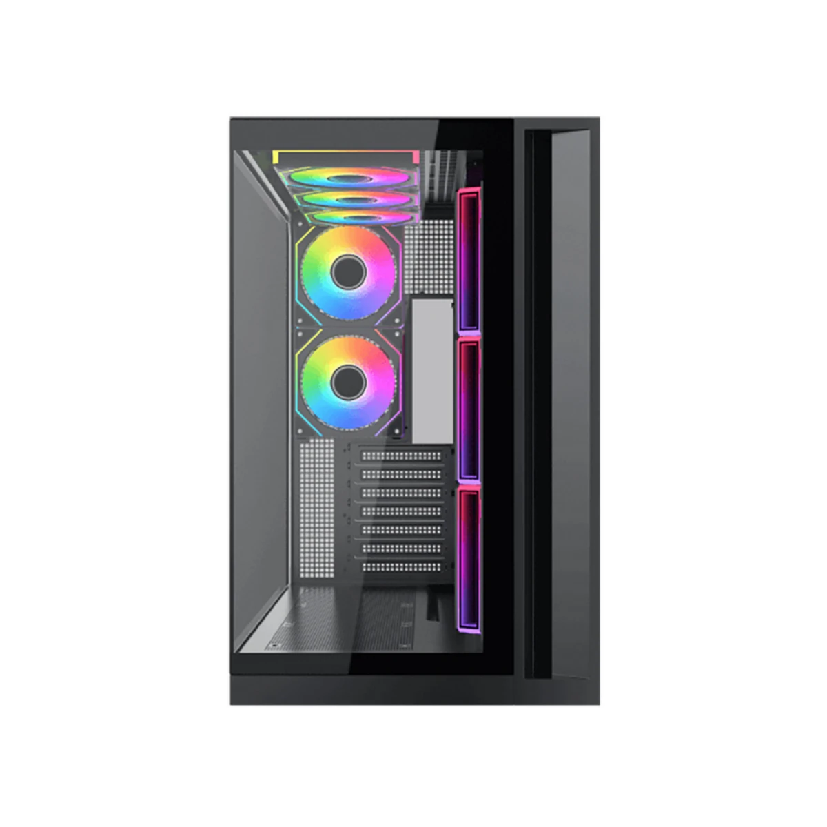 Xigmatek Aqua 7 Tempered Glass Mid-tower E-ATX Case - Black | EN49026 view 4