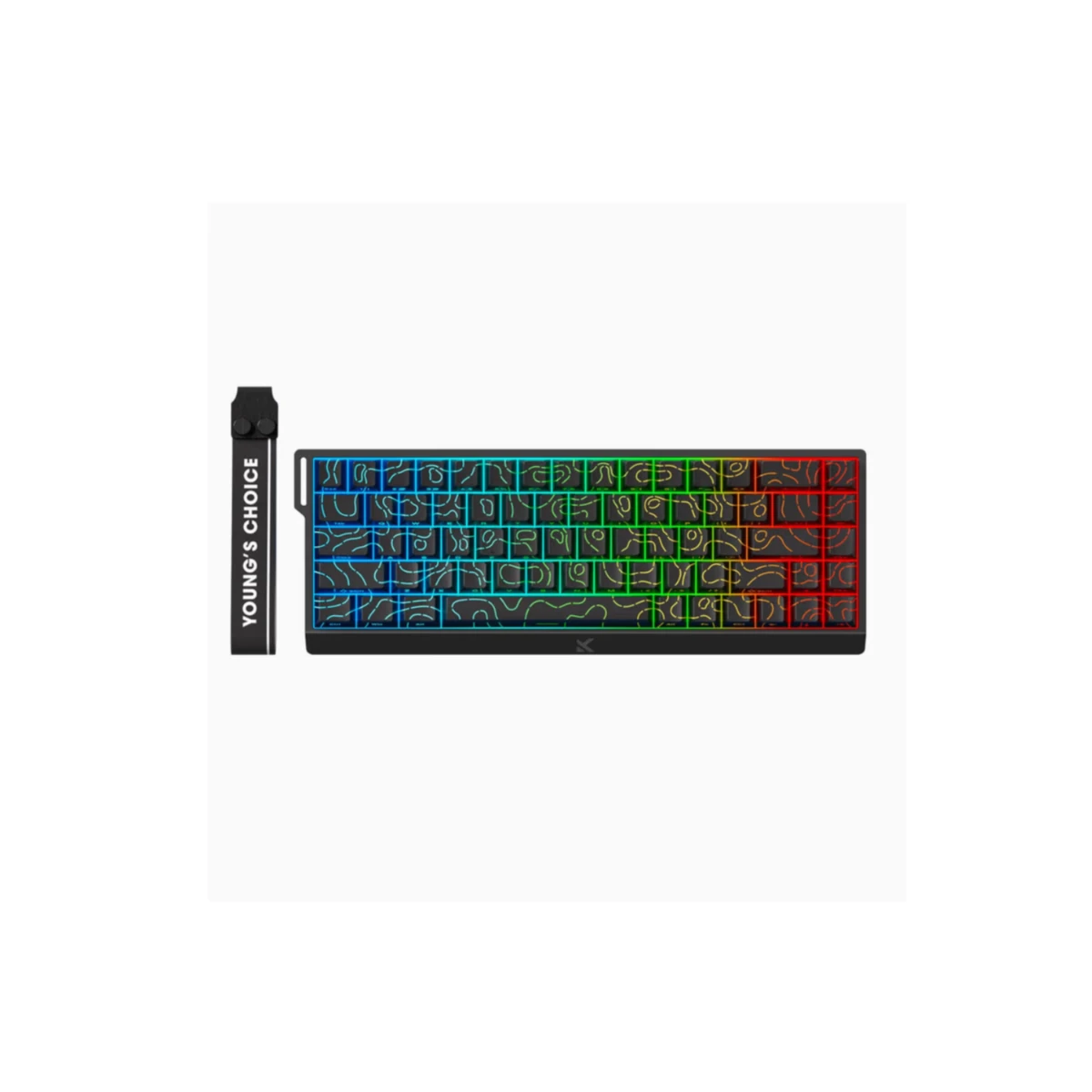 MCHOSE Ace 68 RGB Dragon Lord Magnetic Switch Gaming Keyboard - Black | MC-Ace68-33 view 2