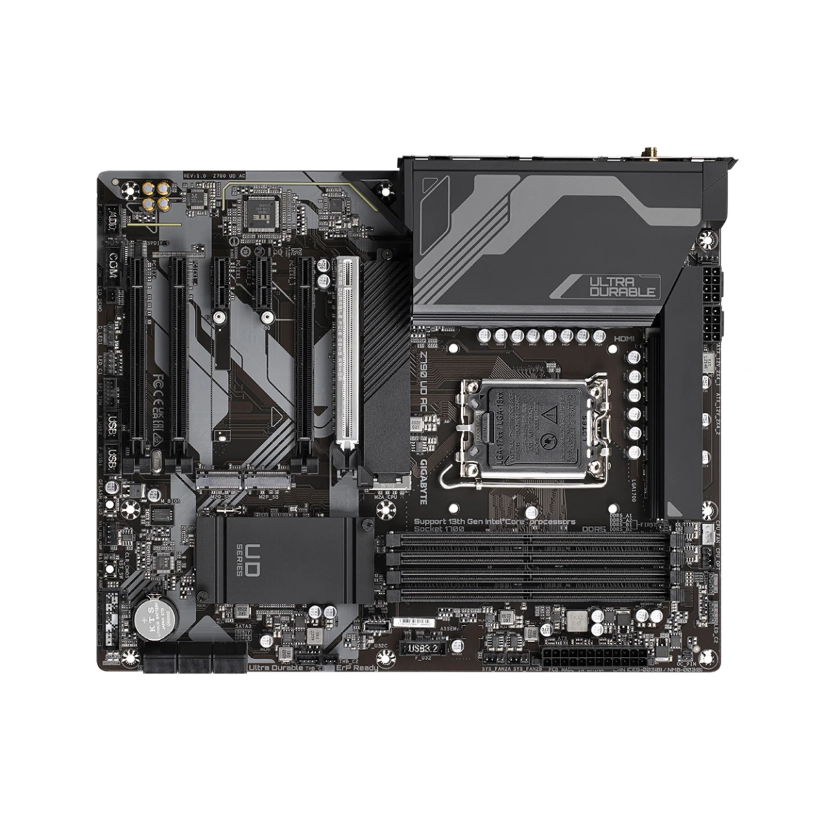 GIGABYTE Z790 UD AC Intel LGA1700 DDR5 ATX Motherboard - GA-Z790-UD-AC view 4