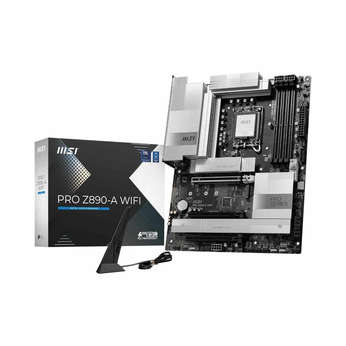 MSI PRO Z890-A WIFI LGA 1851 ATX Motherboard – White - 911-7E32-004