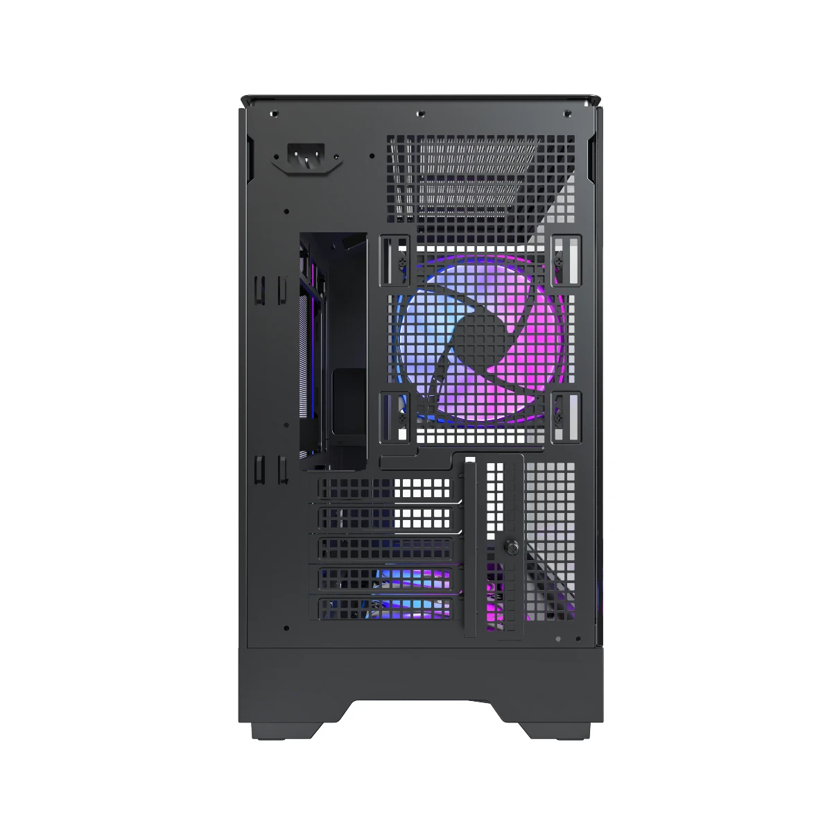 Montech KING 15 PRO Curved Glass ARGB Micro-ATX Gaming Case – Black view 4