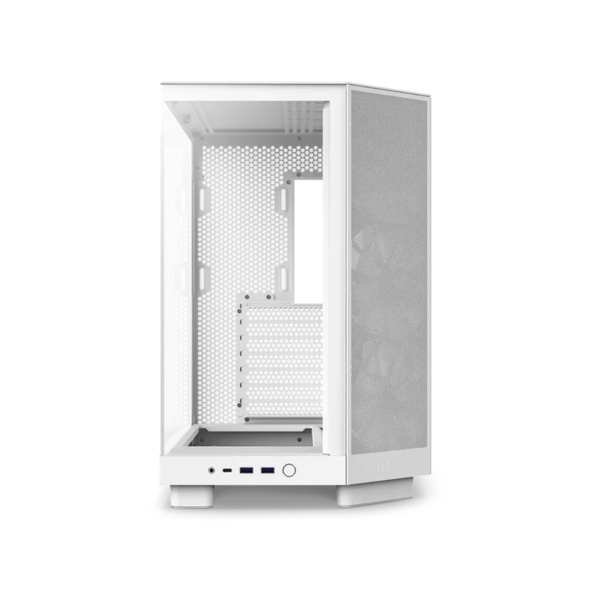 NZXT H6 Compact Dual-Chamber Mid-Tower ATX Case - White | CC-H62FW-01 view 2