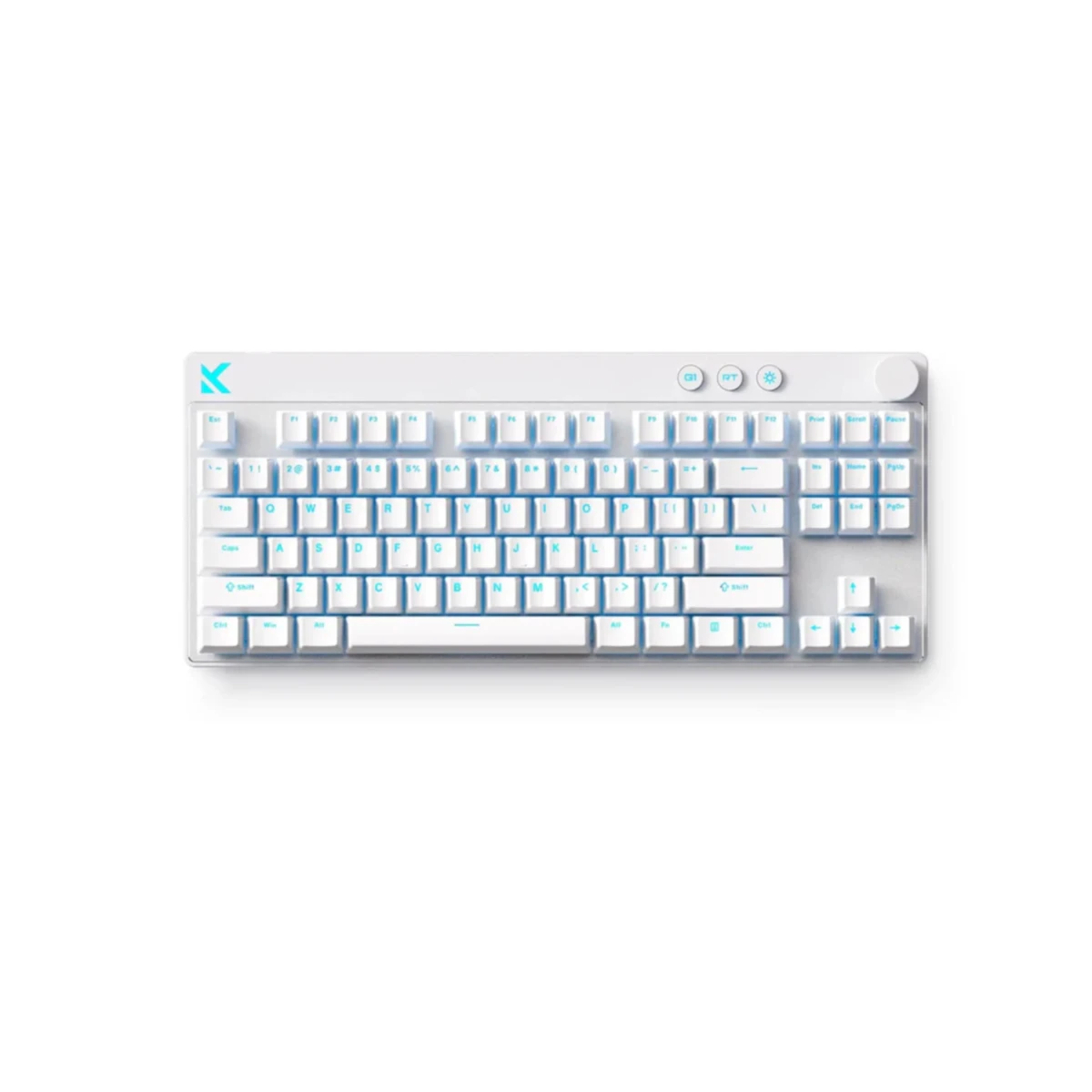 MCHOSE Mix 87 Hall Effect Magnetic Switch Gaming Keyboard - White | MC-Mix87-7 view 2