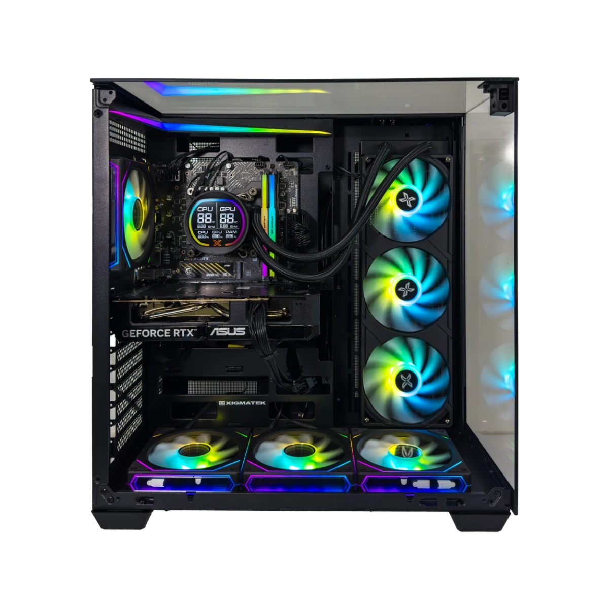 Gaming PC August (Core i5-14400F, 16 GB RAM, RTX 5060 8GB GPU) view 2