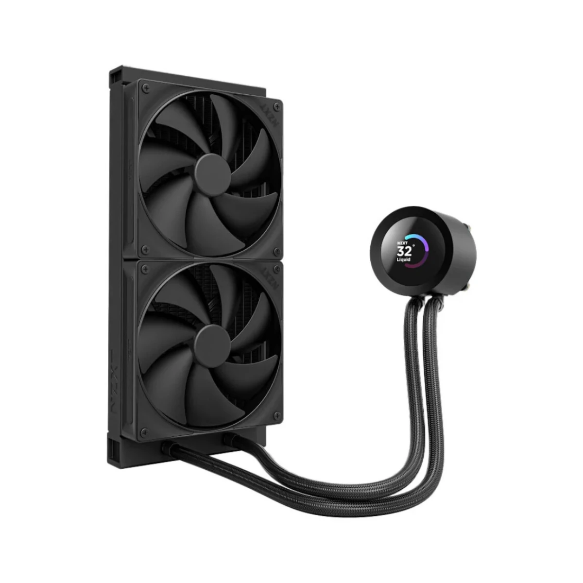 NZXT 280mm Kraken Plus CPU Liquid Cooler – Black - RL-KN280-B2 view 2