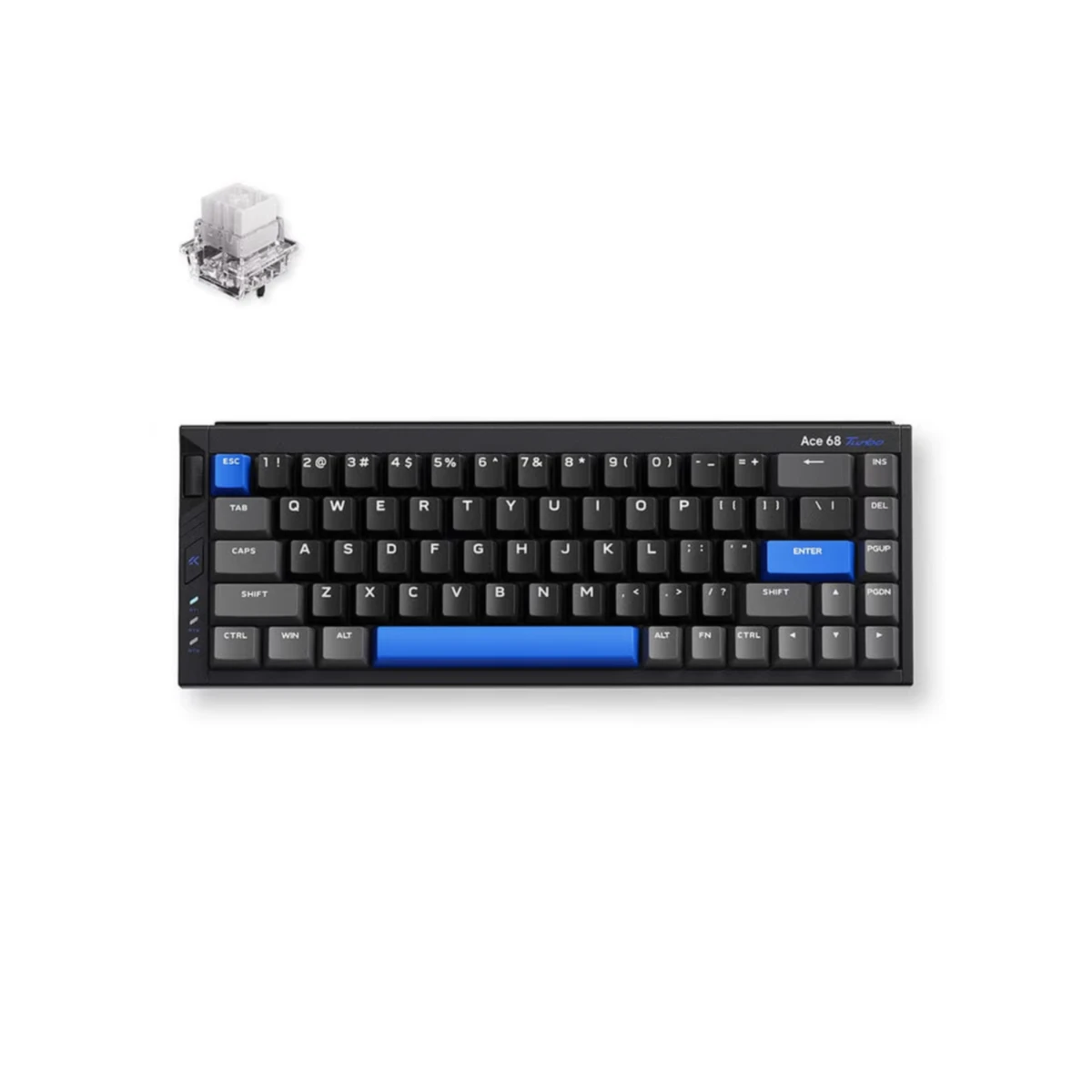MCHOSE Ace 68 Turbo 65% Aluminum Magnetic Switch Gaming Keyboard - Black | MC-Ace68Turbo-5
