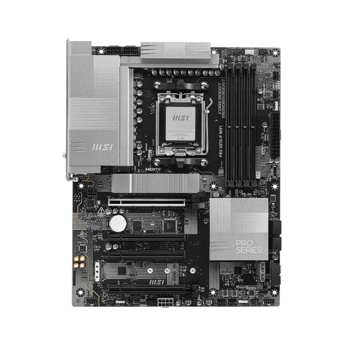 MSI PRO X870-P WIFI AMD AM5 ATX Motherboard - 911-7E47-001 view 2
