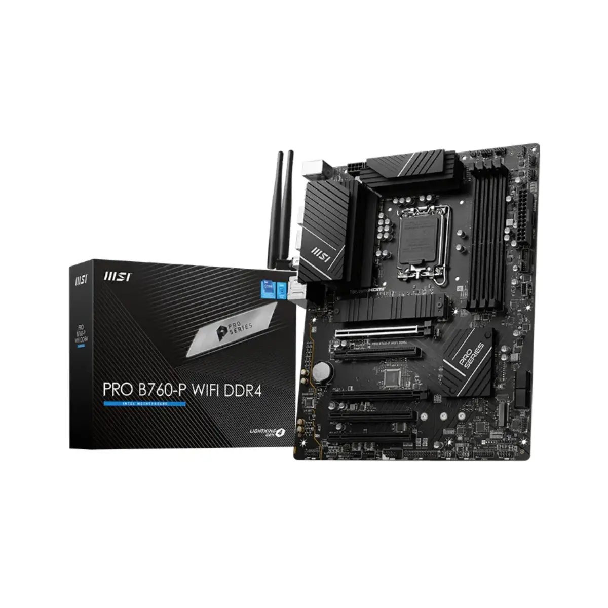 MSI PRO B760-P WiFi DDR4 ATX Motherboard Intel LGA 1700 - 911-7D98-023