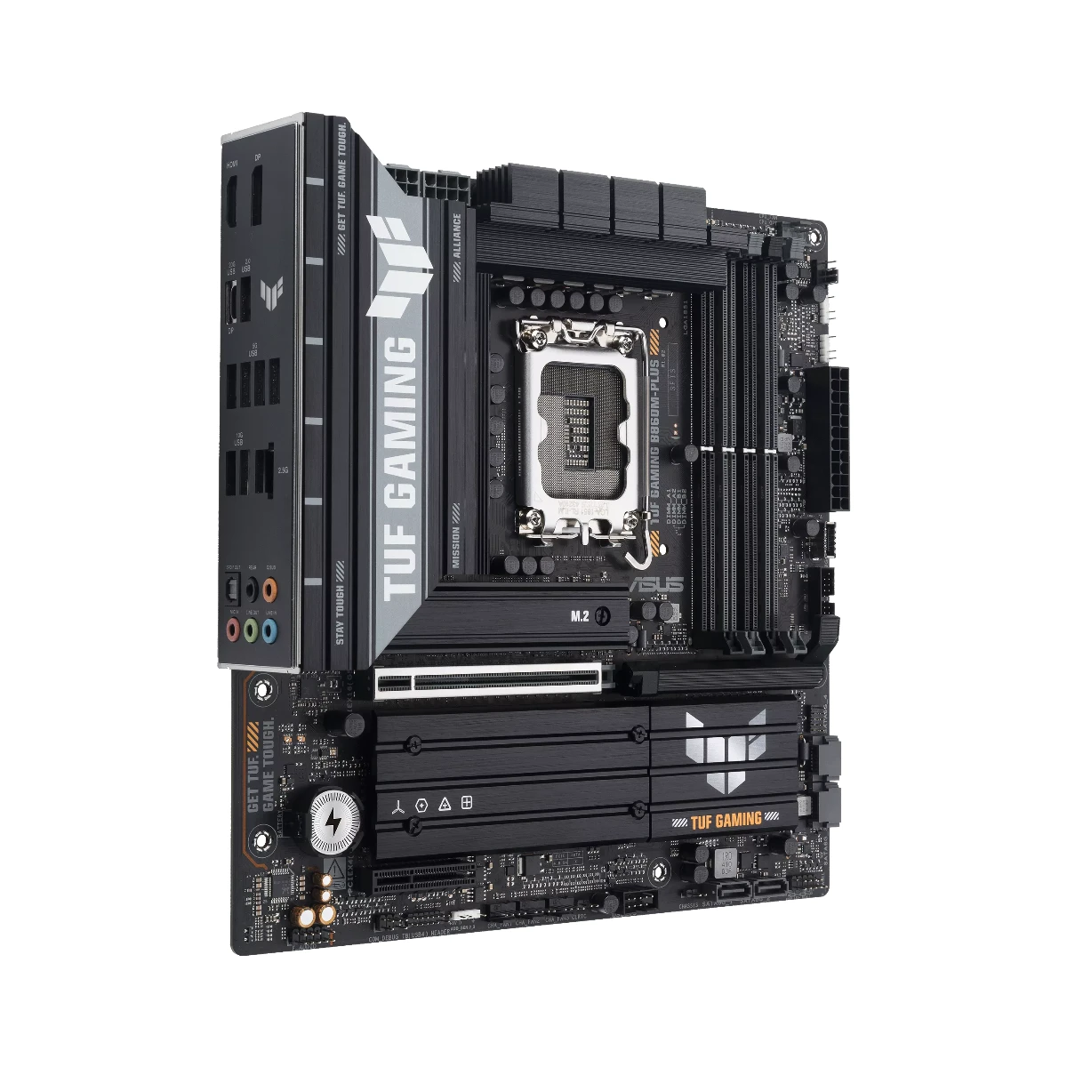 ASUS TUF GAMING B860M-PLUS LGA 1851 Micro-ATX Gaming Motherboard - 90MB1JW0-M0EAY0 view 2