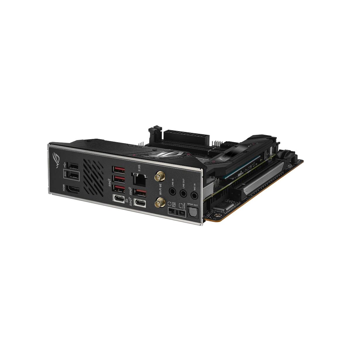 ASUS ROG Strix B650E-I GAMING WiFi AMD AM5 Mini-ITX Motherboard – DDR5, PCIe 5.0 - 90MB1BI0-M0EAY0 view 4