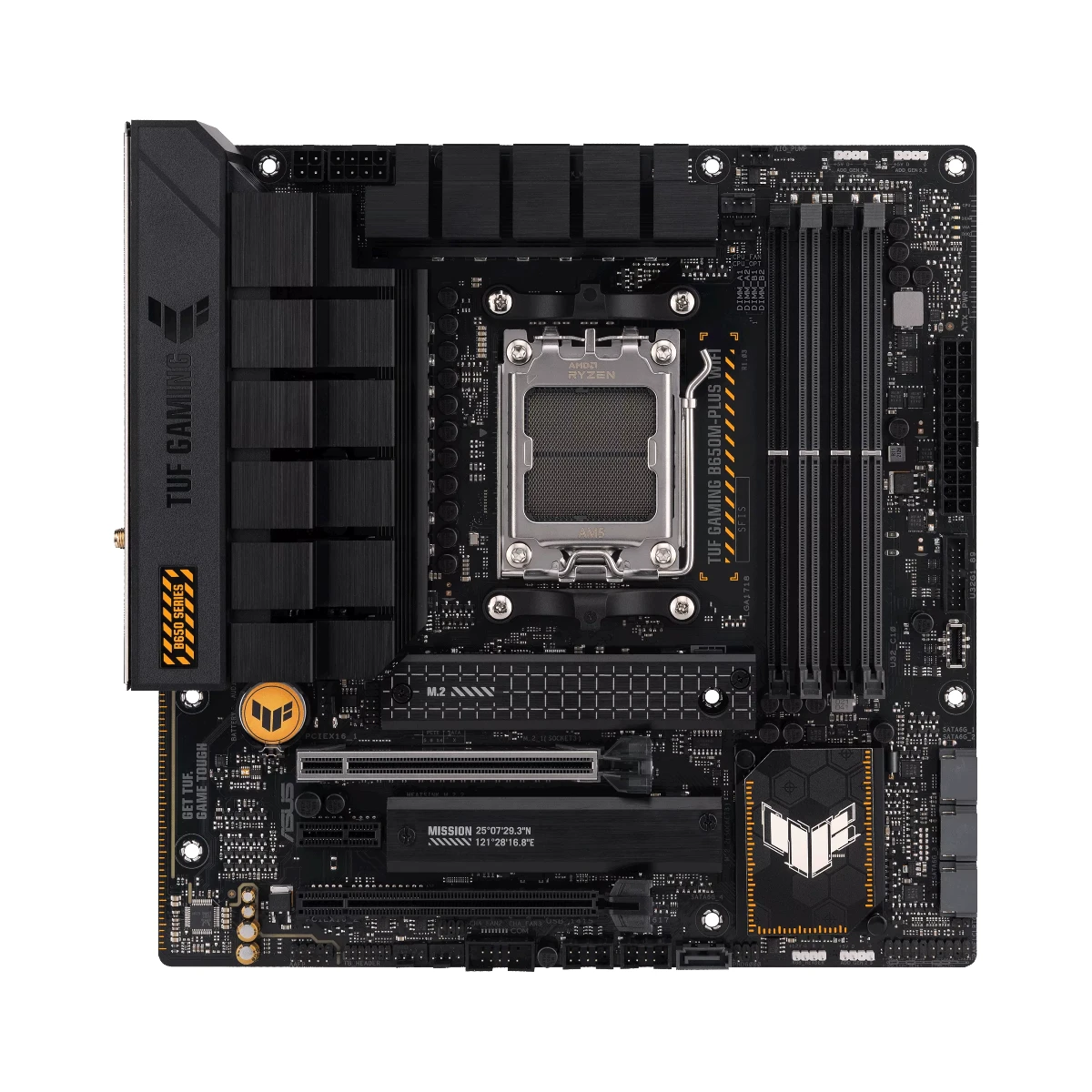 ASUS TUF Gaming B650M-Plus WiFi AMD AM5 DDR5 mATX Motherboard - 90MB1BF0-M0EAY0 view 2