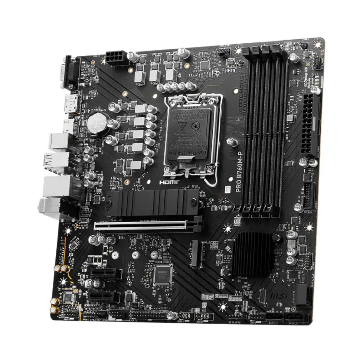 MSI PRO B760M-P DDR5 Micro-ATX Motherboard Intel LGA 1700 - 911-7E02-014 view 3