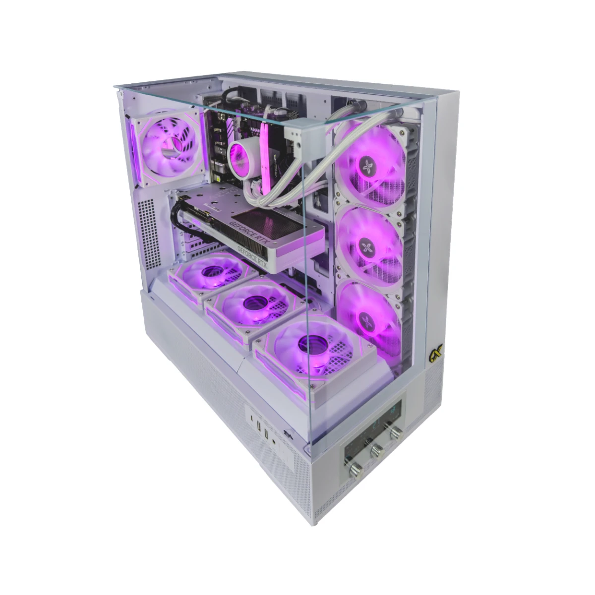 Gaming PC Magenta (Core i5-14400F, 16 GB DDR5 RAM, RTX 5060 Ti 16GB GPU) view 3