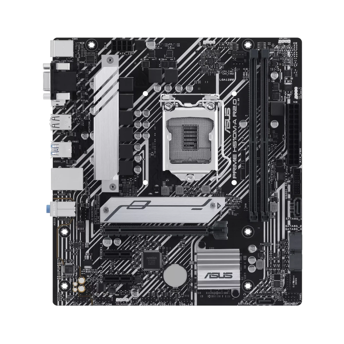 ASUS Prime H510M-A R2.0 Intel LGA1200 mATX Motherboard 10th/11th Gen - 90MB1FP0-M0EAY0
