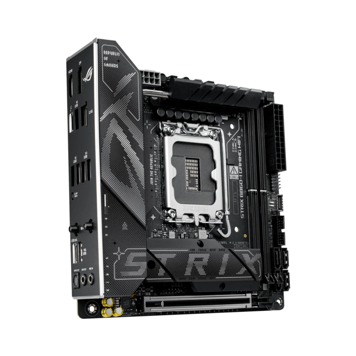 ASUS ROG STRIX B860-I GAMING WIFI LGA 1851 Mini-ITX Gaming Motherboard - 90MB1JB0-M0EAY0 view 3