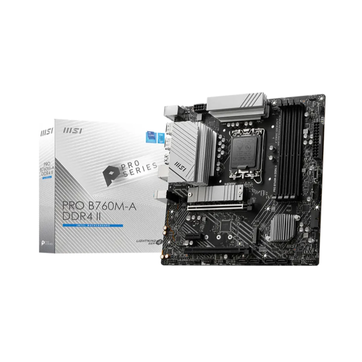 MSI PRO B760M-A DDR4 II Micro-ATX Motherboard Intel LGA 1700 - 911-7D99-013