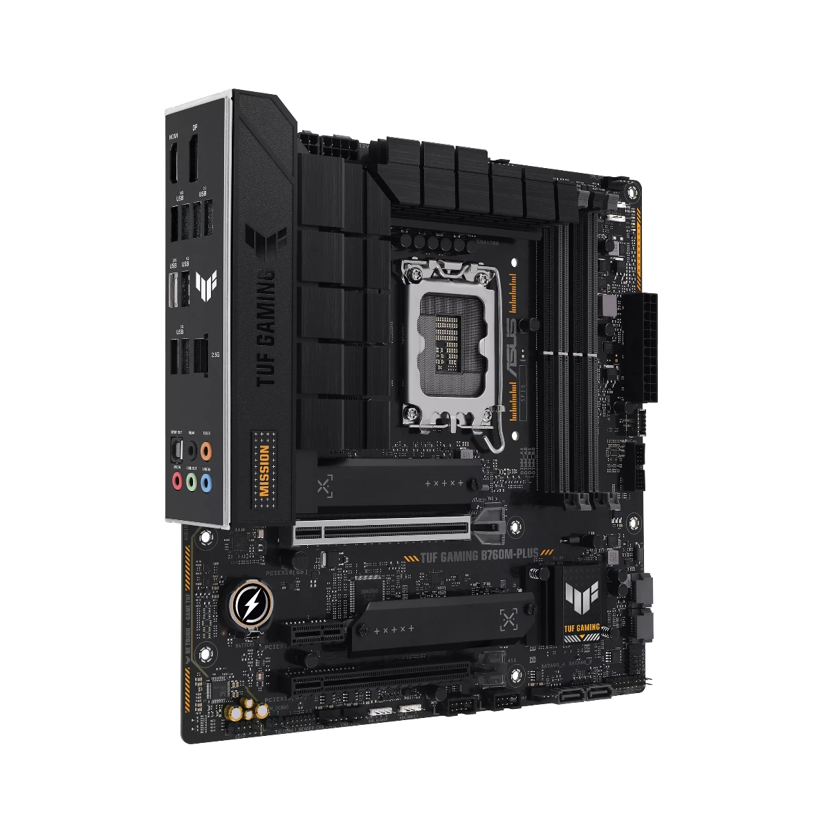 ASUS TUF Gaming B760M-Plus Micro-ATX Motherboard Intel LGA 1700 DDR5 - 90MBB1ES0-M0EAY0 view 2
