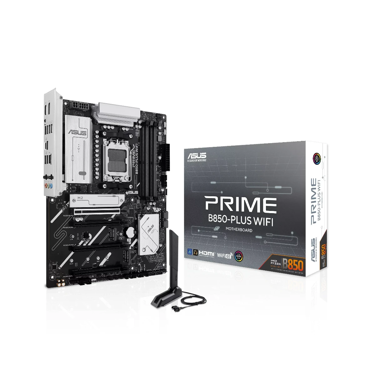 ASUS PRIME B850-PLUS WIFI AM5 DDR5 PCIe 5.0 ATX Motherboard - 90MB1L80-M0EAY0