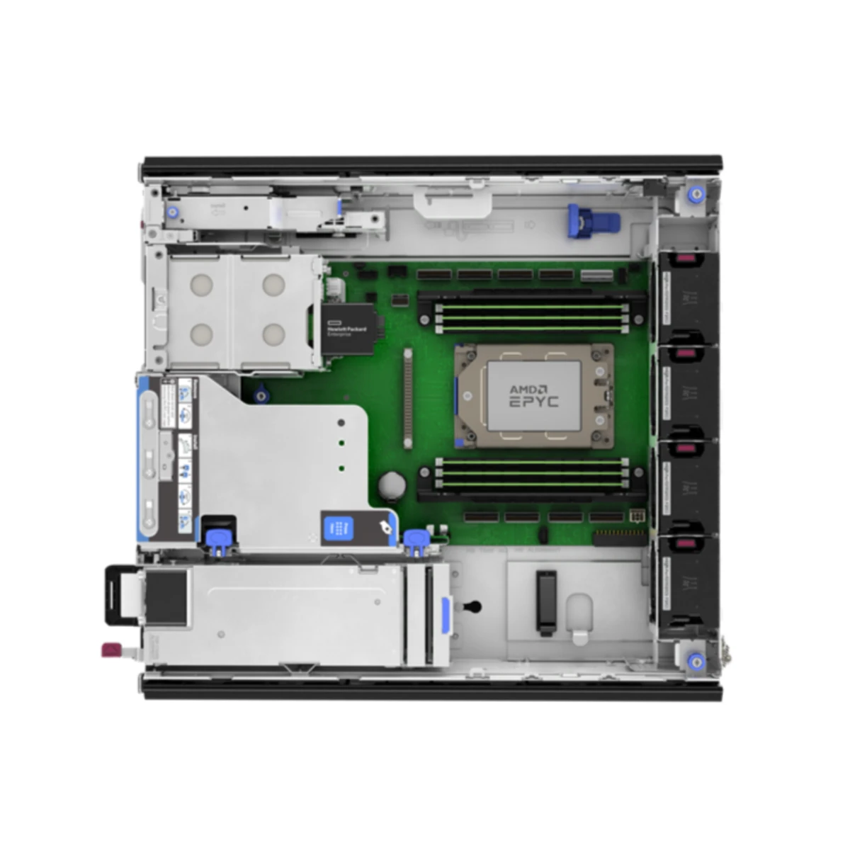 HPE ProLiant DL145 Gen11 8024P Rack Server (AMD EPYC 8024P, 32GB RAM, 2×700W PSU) - P89120-375 view 4