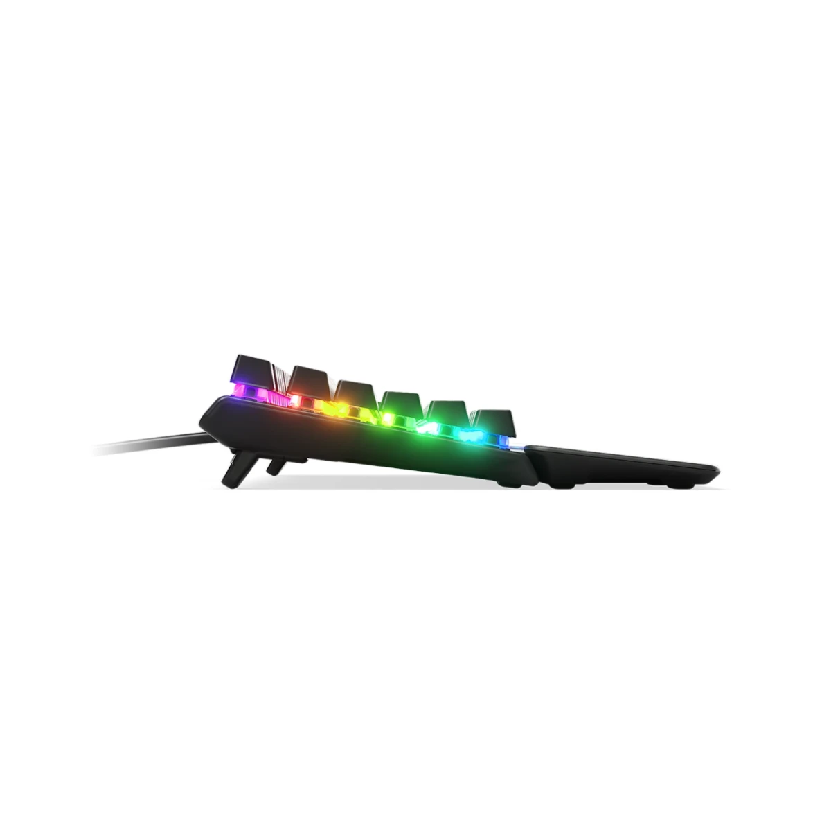 SteelSeries Apex Pro Mechanical Gaming Keyboard, Adjustable Actuation Switches, OLED Smart Display, RGB Backlit - Black | 64626 view 3