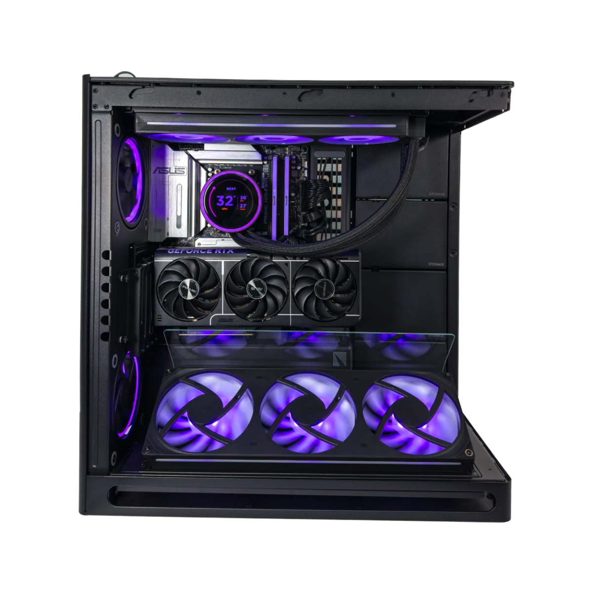 Gaming PC Manta (Ryzen 7 9800X3D, 32 GB DDR5 RAM, RTX 5080 16GB GPU) view 2