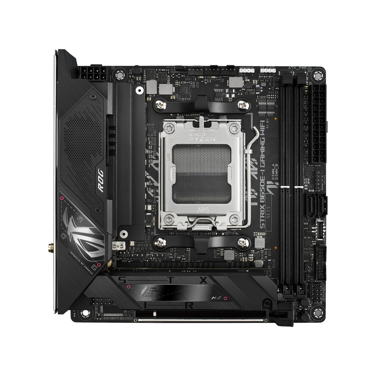 ASUS ROG Strix B650E-I GAMING WiFi AMD AM5 Mini-ITX Motherboard – DDR5, PCIe 5.0 - 90MB1BI0-M0EAY0