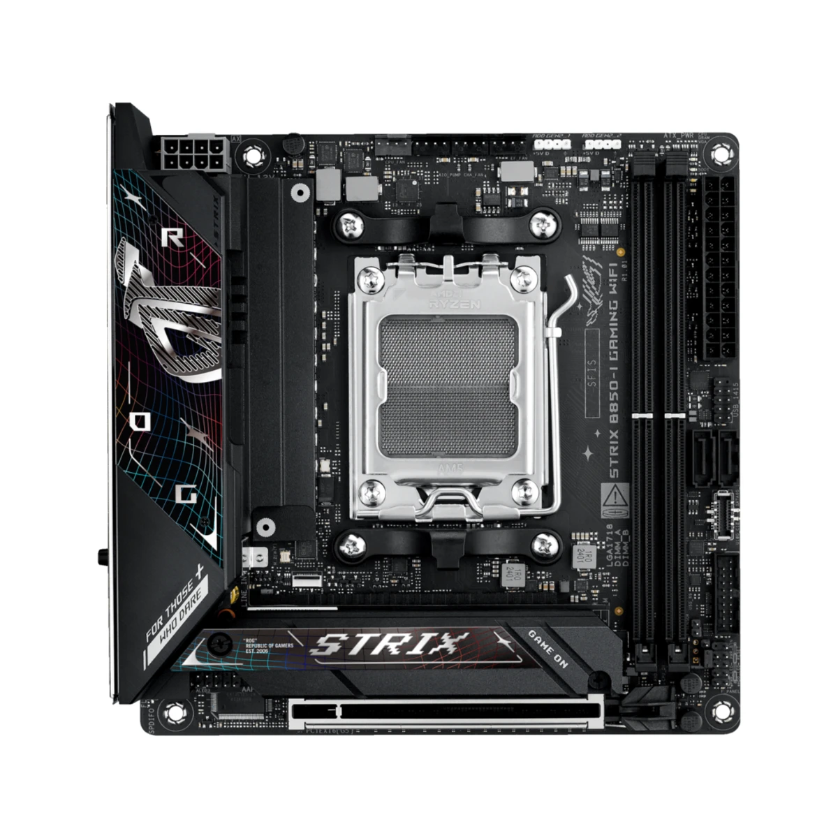 ASUS ROG STRIX B850-I GAMING WIFI AM5 Mini-ITX Gaming Motherboard - 90MB1K30-M0EAY0 view 2