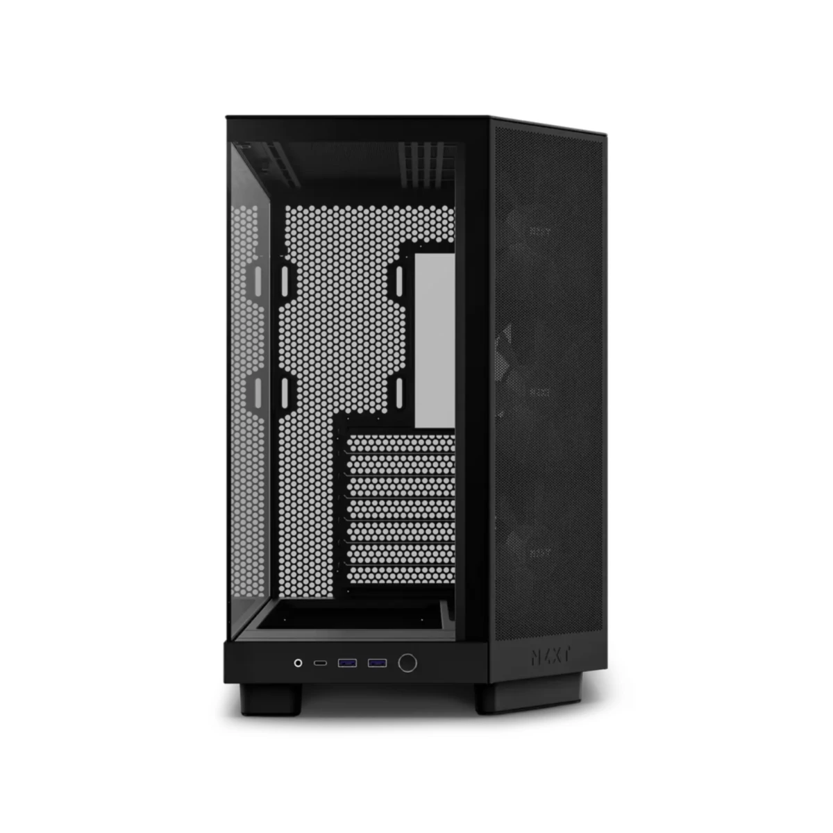 NZXT H6 RGB+ Compact Dual-Chamber Mid-Tower ATX Case - Black | CC-H62FB-P1 view 4