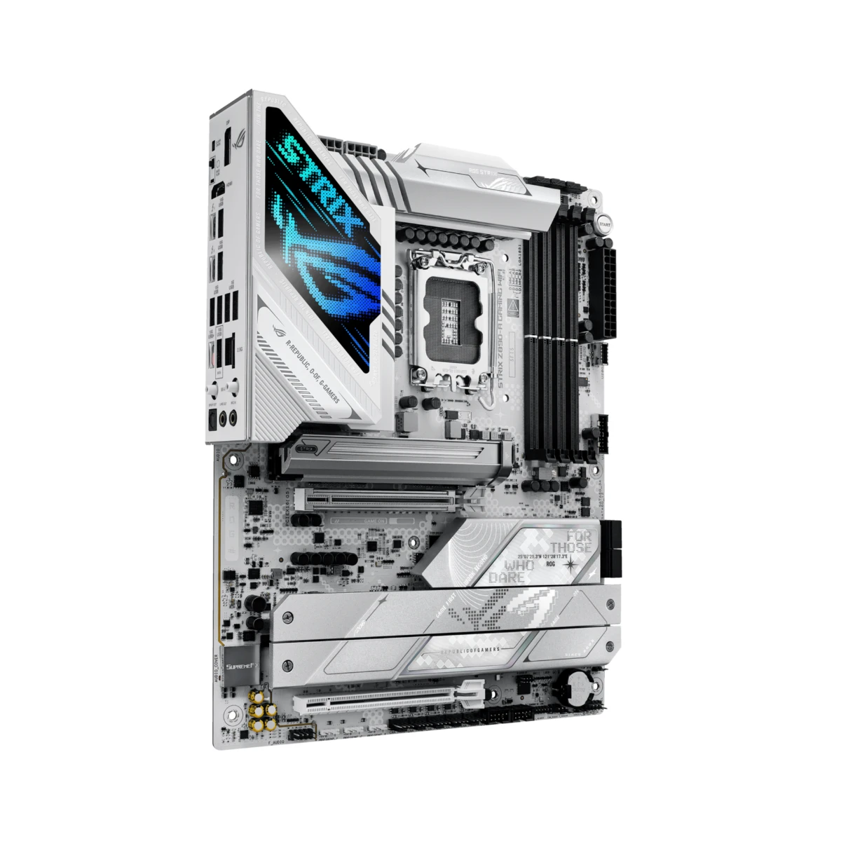 ASUS ROG STRIX Z890-A GAMING WIFI LGA 1851 ATX Gaming Motherboard – White - 90MB1I90-M0EAY0 view 3