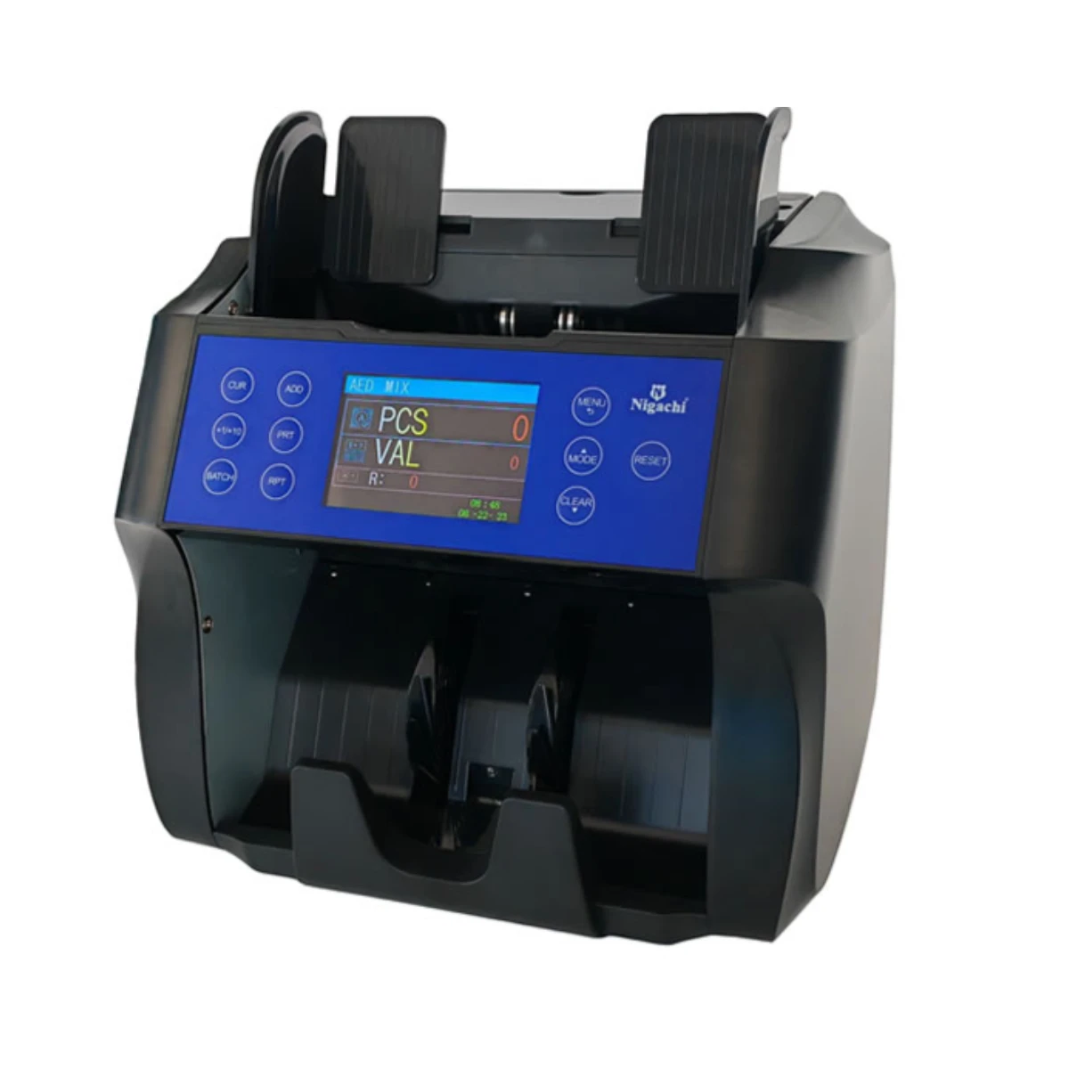 Nigachi NC7770 Mix Value Banknote Counter & Sorter with CIS, UV/MG/IR Counterfeit Detection - NC7770