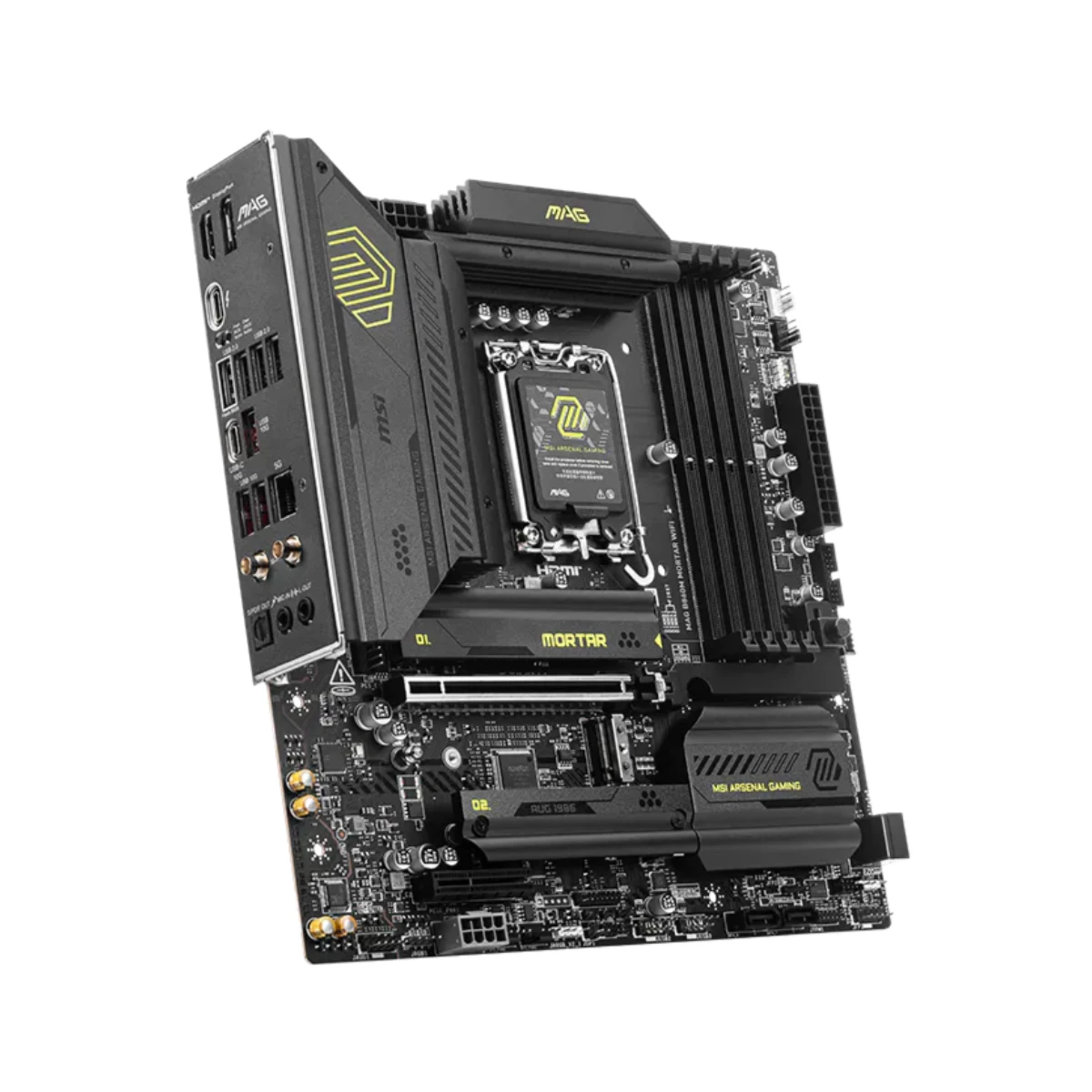 MSI MAG B860M MORTAR WiFi LGA Micro-ATX Motherboard - 911-7E40-002 view 3