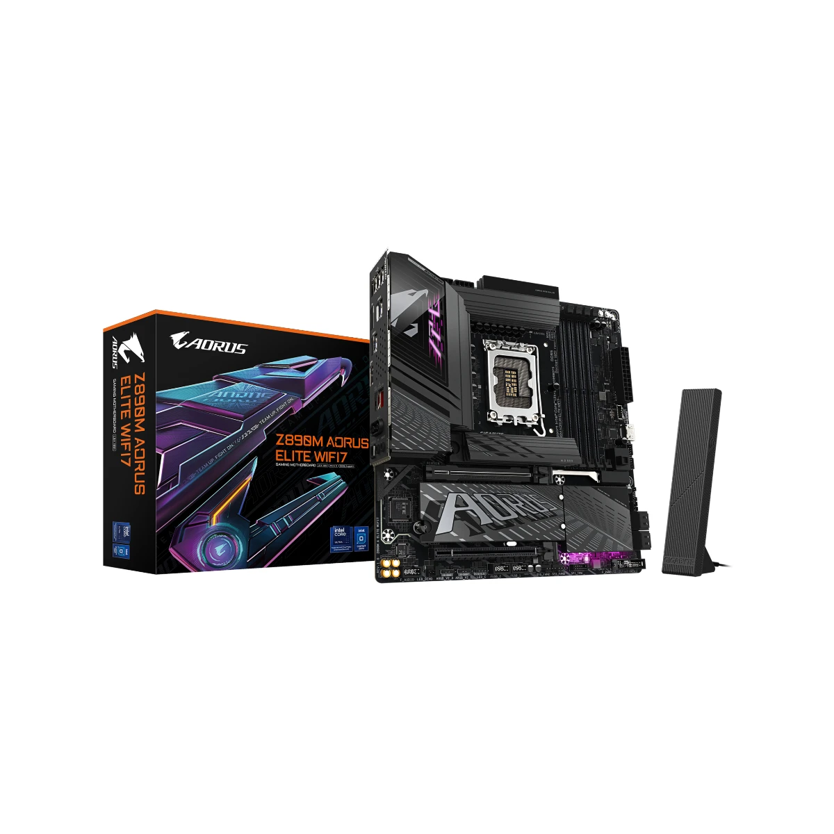 Gigabyte Z890M AORUS ELITE WIFI7 LGA 1851 Micro-ATX Gaming Motherboard - Z890M-A-ELITE-WIFI7