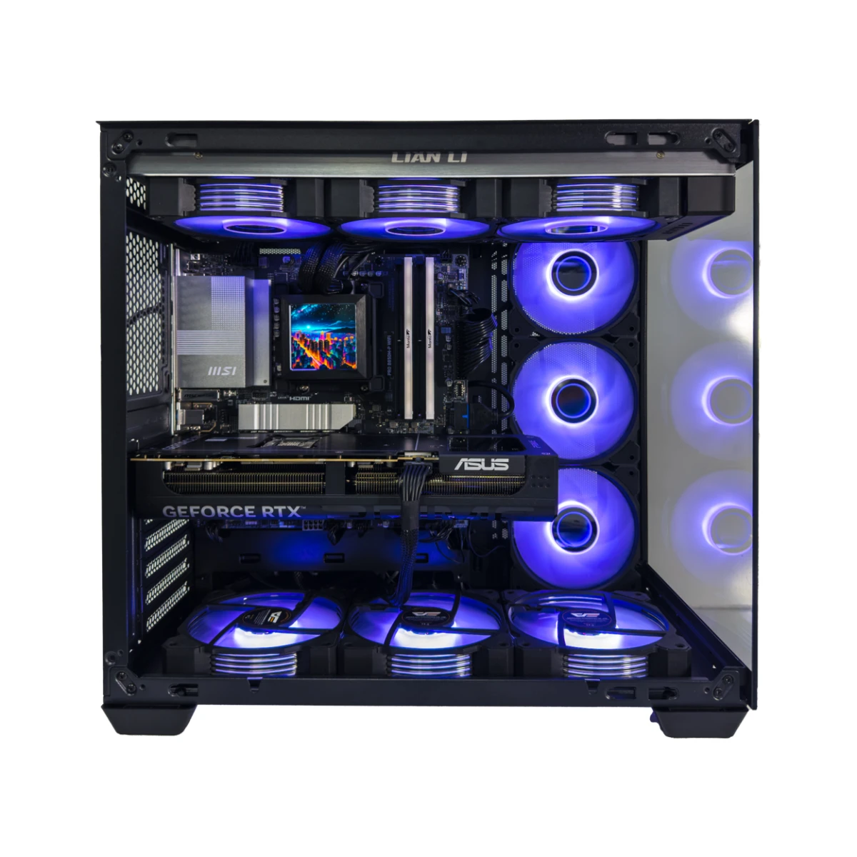 Gaming PC Midnight (Ryzen 7 7800X3D, 32 GB DDR5 RAM, RTX 5070 Ti 16GB GPU)