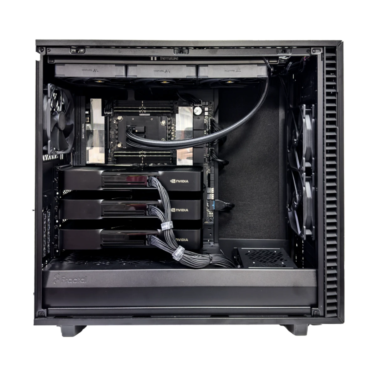 Powerhouse Workstation (Threadripper Pro 9965WX, 256 GB DDR5 RAM, 3 X RTX Pro 6000 96GB GPU) 