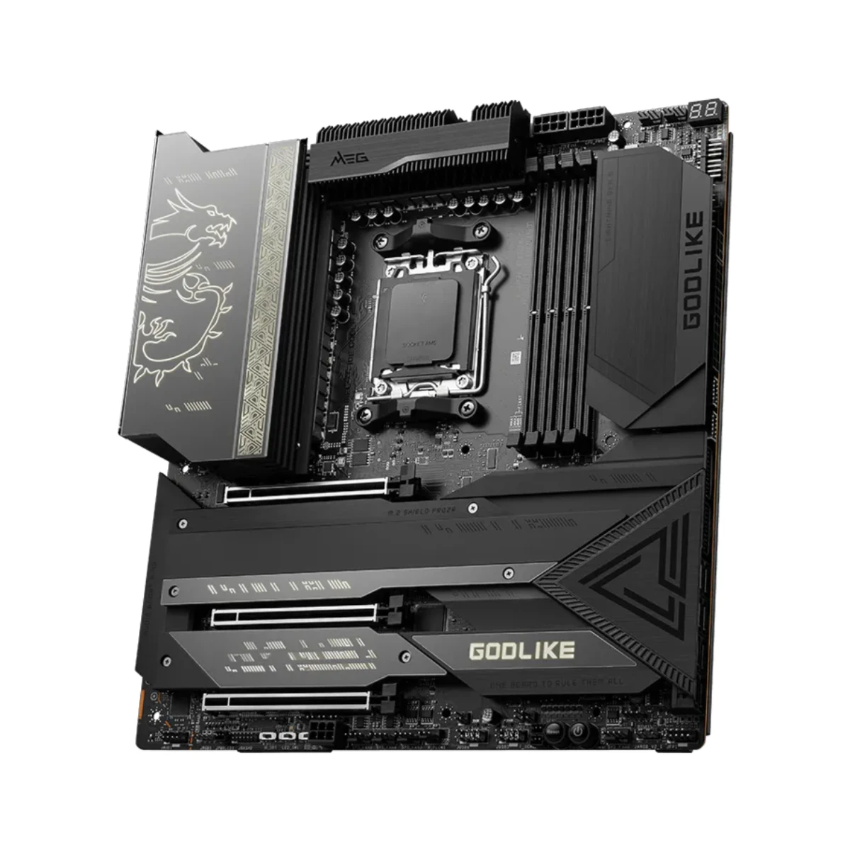 MSI MEG X670E GODLIKE WiFi AM5 E-ATX Motherboard - 911-7D68-001 view 3