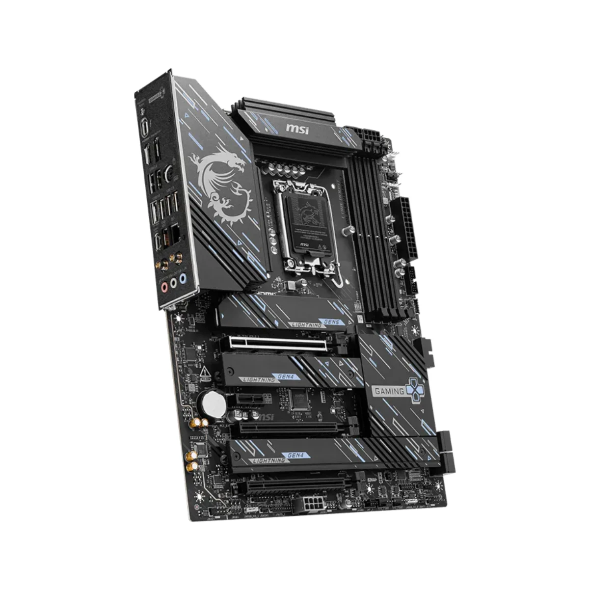 MSI Z890 GAMING PLUS WIFI LGA 1851 ATX Gaming Motherboard – Black - 911-7E34-002 view 3