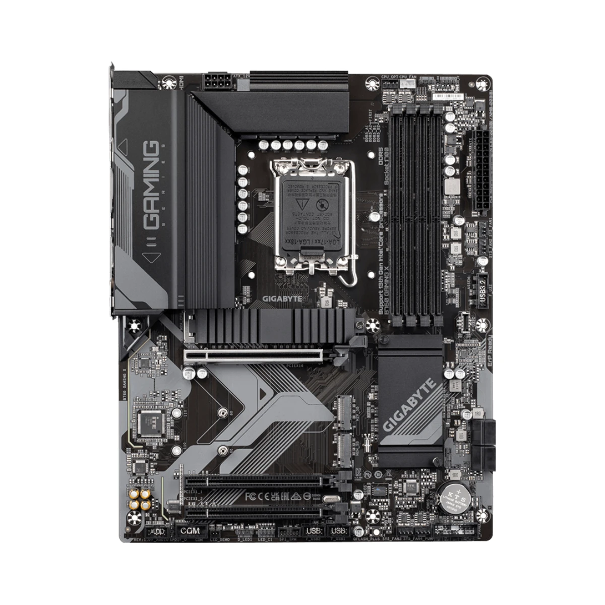 Gigabyte B760 Gaming X ATX Gaming Motherboard Intel LGA1700 - B760-GAMING-X view 2