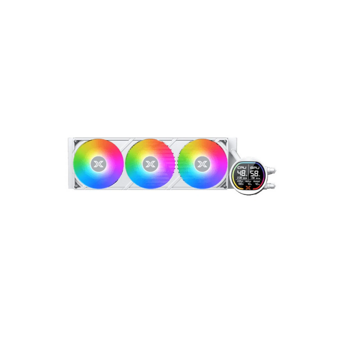XIGMATEK LK Pro 360 Digital PWM ARGB Liquid CPU Cooler - Arctic | EN47411