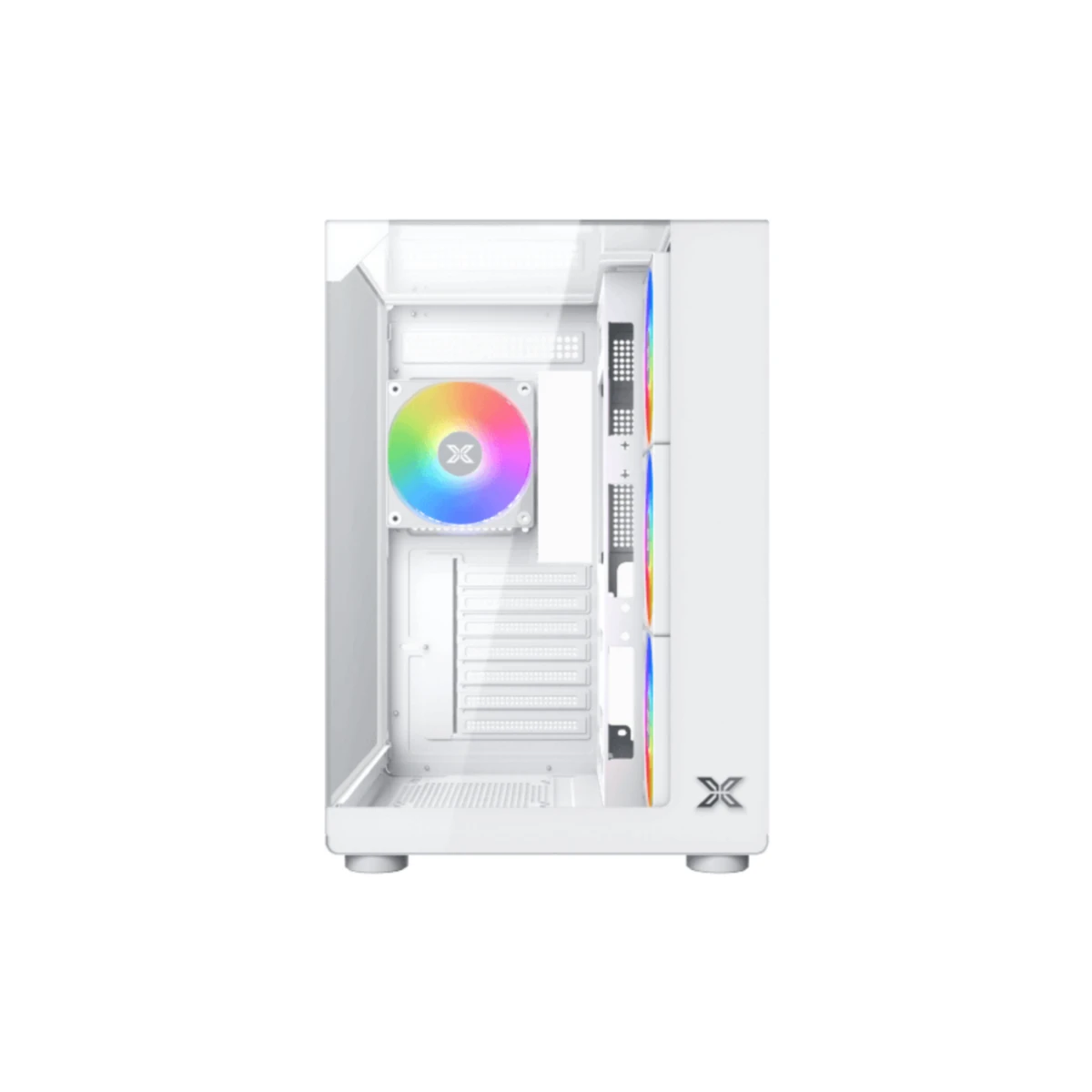 Xigmatek Aqua Compact Tempered Glass ATX Case - Arctic | EN48258 view 3