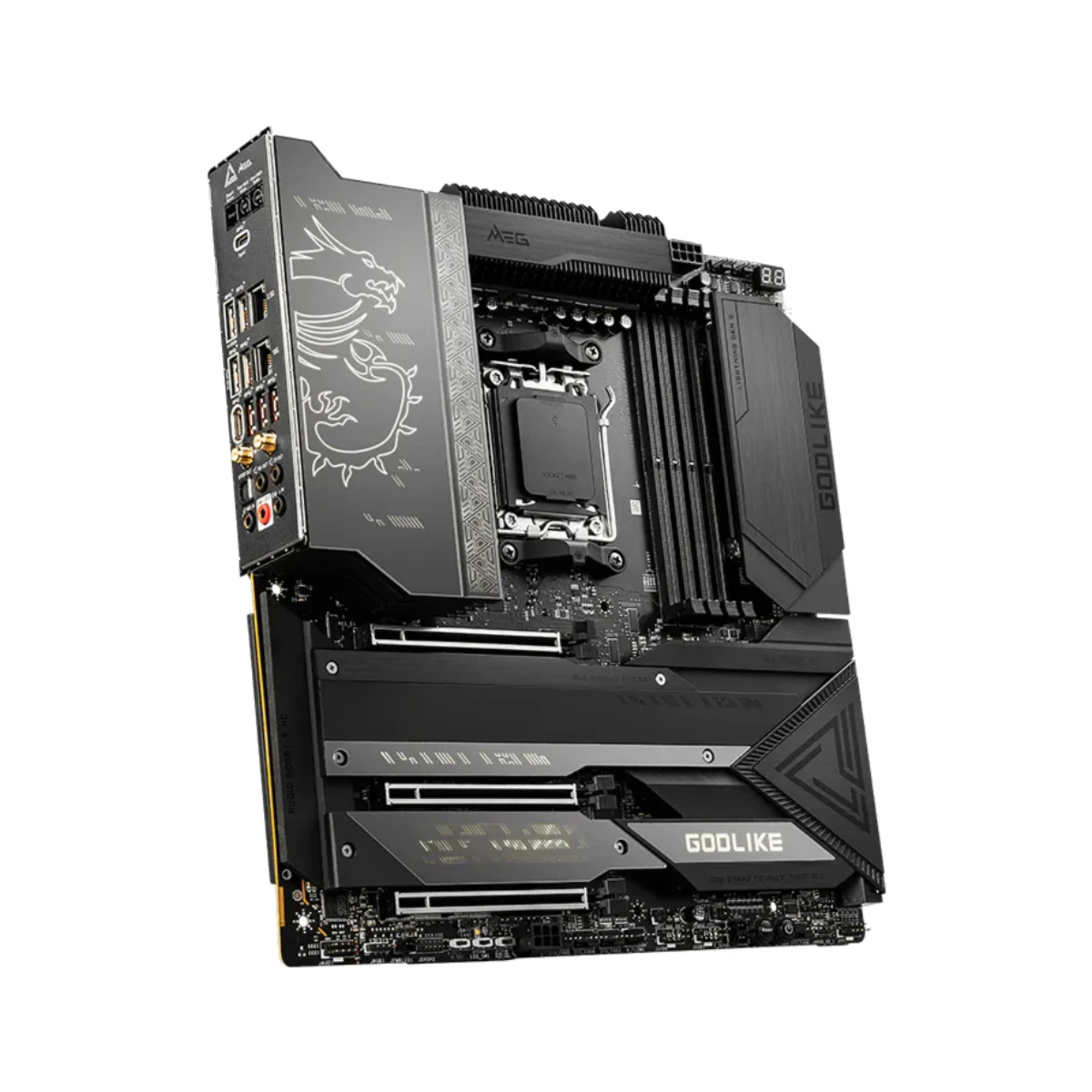 MSI MEG X670E GODLIKE WiFi AM5 E-ATX Motherboard - 911-7D68-001 view 4