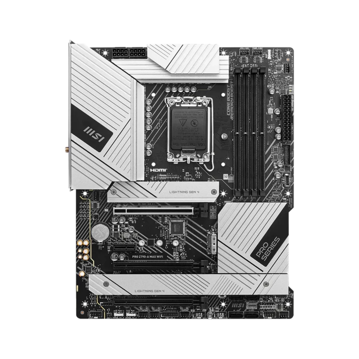 MSI PRO Z790-A MAX WiFi ATX Motherboard Intel LGA 1700 DDR5 - 911-7E07-020 view 2