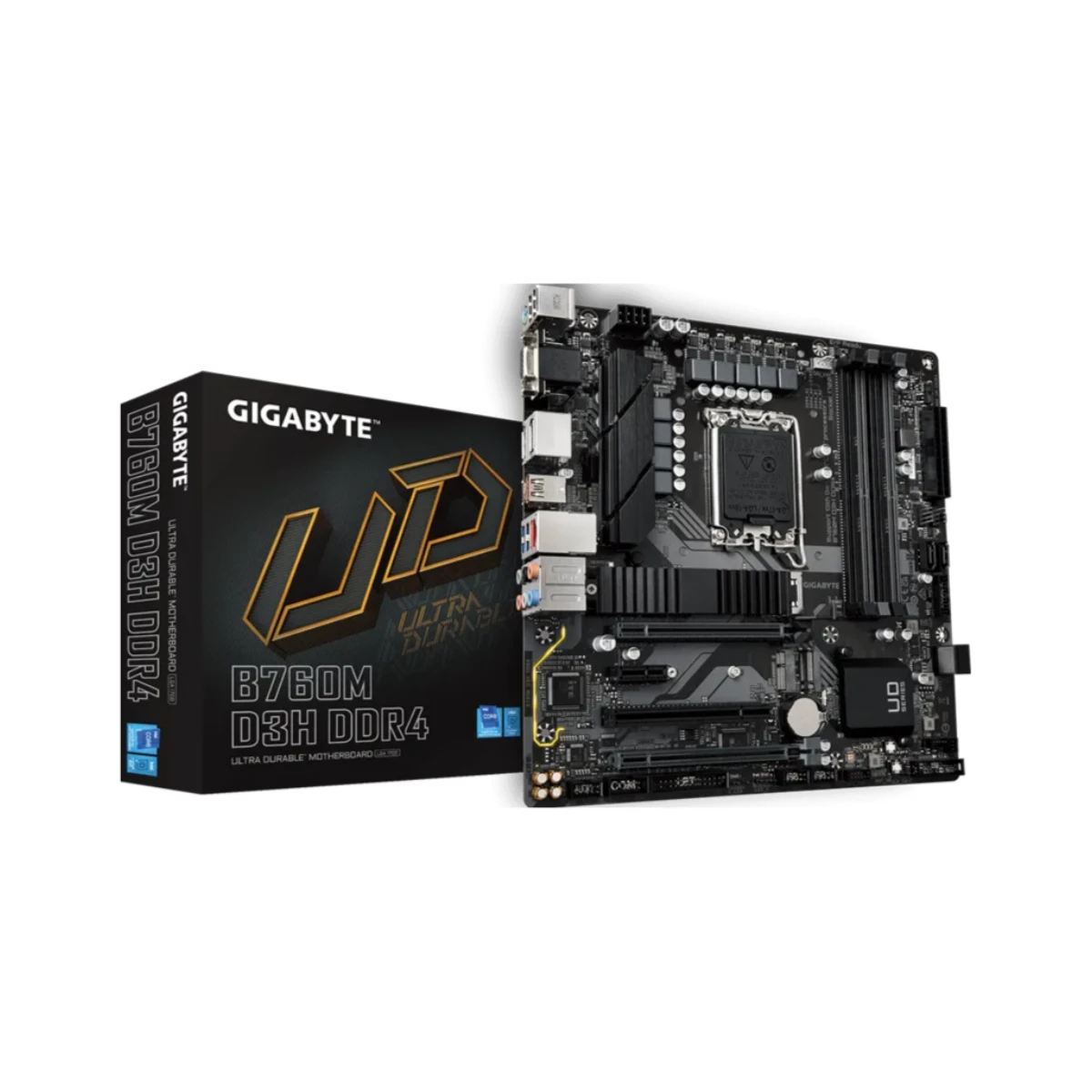 GIGABYTE B760M D3H DDR4 Intel LGA1700 mATX Motherboard - B760M-D3H-DDR4