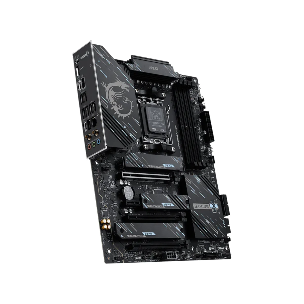 MSI X870E GAMING PLUS WIFI DDR5 AM5 ATX Motherboard - 911-7E70-001 view 3